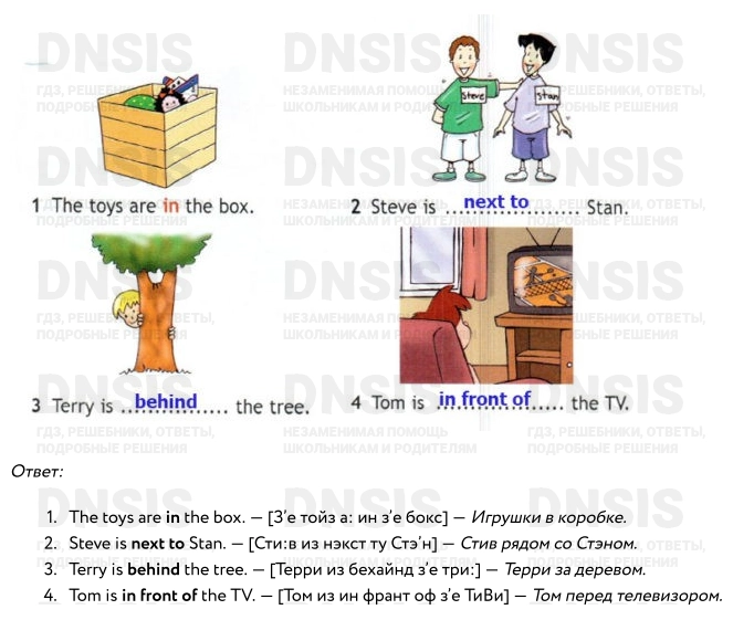 Английский язык спотлайт стр 47. The Toys are in the Box. Look read and complete 3 класс. Spotlight 3 Workbook. Steve is Stan.